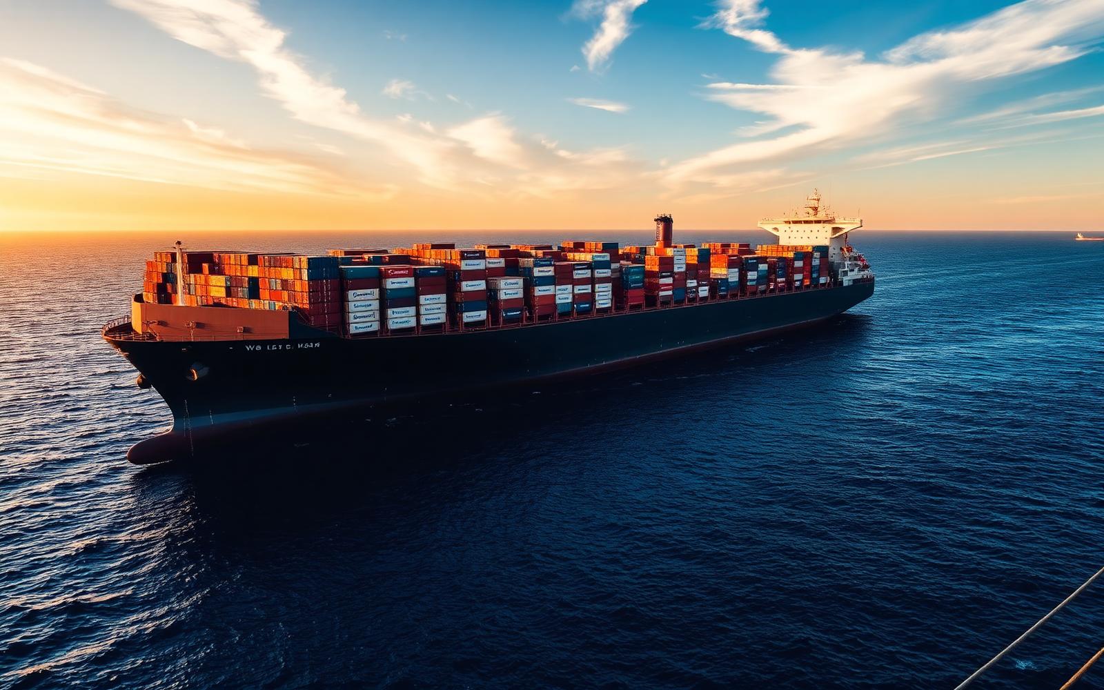 Container vessel at Port of Sohar